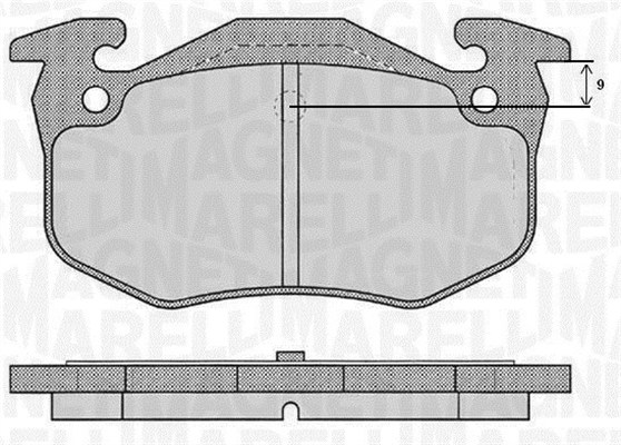 PASTIGLIE FRENO PEUGEOT 206/306, RENAULT
