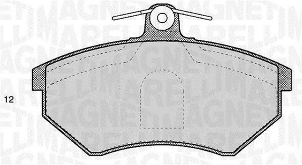 PASTIGLIE FRENO AUDI 80 4, SEAT CORDOBA,