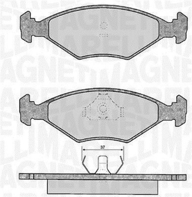 PASTIGLIE FRENO FIAT FIORINO/PALIO/PENNY