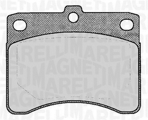 PASTIGLIE FRENO DAHIATSU HIJET, PIAGGIO
