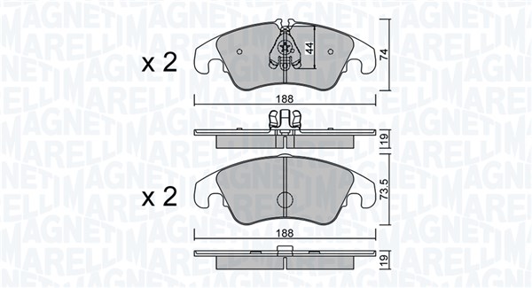 PASTIGLIE FRENO AUDI A 4 III, A 5, A6, Q