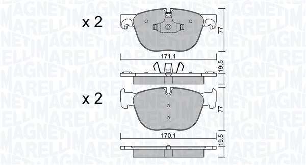 PASTIGLIE FRENO BMW X5, X6