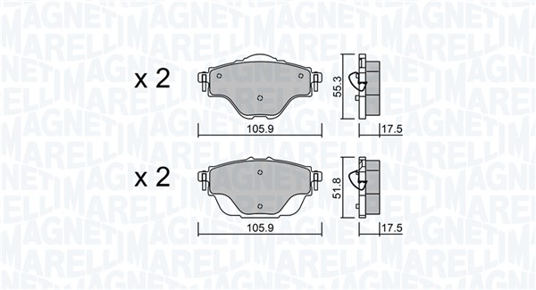 PASTIGLIE FRENO CITROEN C4 PICASSO