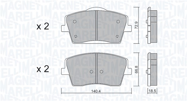 PASTIGLIE FRENO VOLVO XC40 (536)