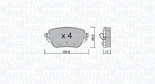 PASTIGLIE FRENO MERCEDES GLA (H247)
