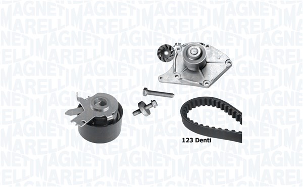 KIT CINGHIE CON PA RENAULT CLIO II