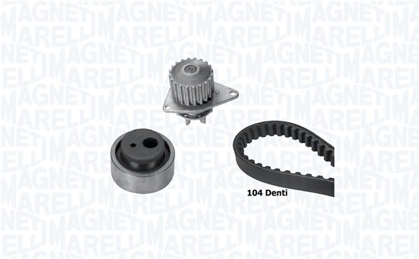 POMPA ACQUA E KIT CINGHIE DENTATE