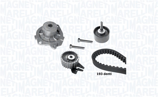 POMPA ACQUA E KIT CINGHIE DENTATE