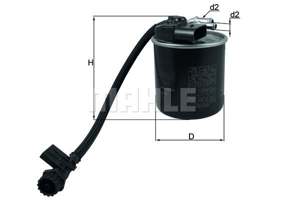 MAHLE FILTRO GASOLIO PASSENGER CARS