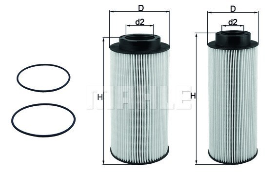 MAHLE FILTRO GASOLIO BUSES