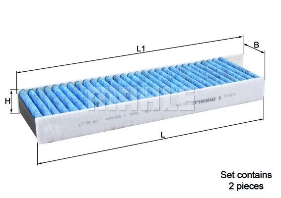MAHLE FILTRO ABITACOLO CAREMETIX CITROEN