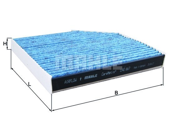 MAHLE FILTRO ABITACOLO CAREMETIX AUDI