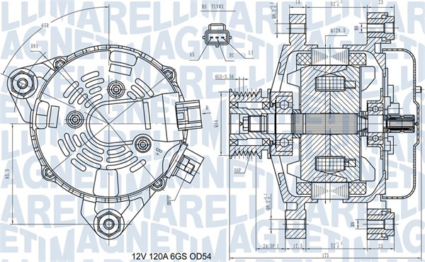 MARELLI ALTERNATOR FORD
