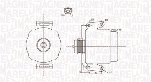 ALTERNATOR OPEL, SAAB