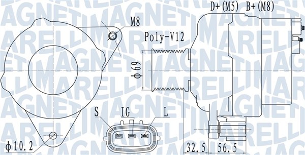 MARELLI ALTERNATOR IVECO