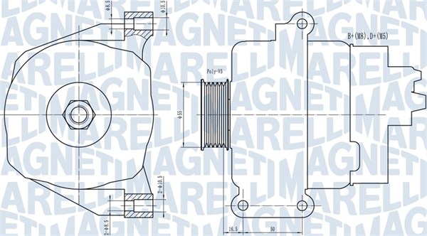 MARELLI ALTERNATOR CITROENFIAT