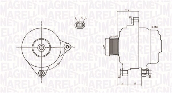 ALTERNATOR TOYOTA RAV4 2.0