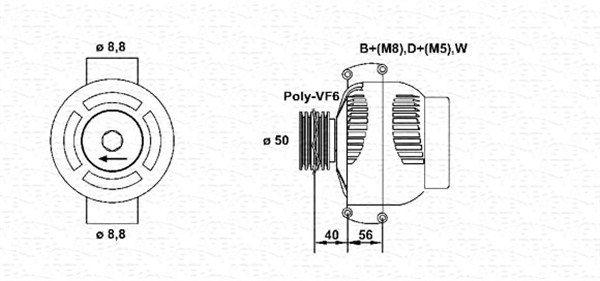 AD ESAURIM - ALTERNATORE MERCEDES BENZ : CLASSE C- VI