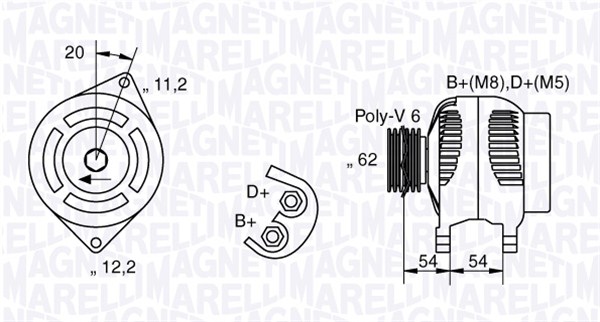 ALTERNATORE 145,146,155,BRAVO/A,MAREA (A