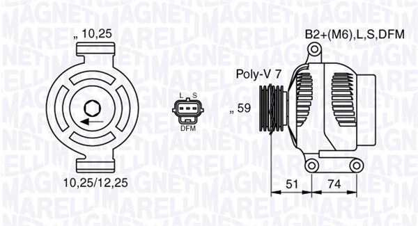AD ESAURIM. - ALTERNATORE FORD TRANSIT DIESEL