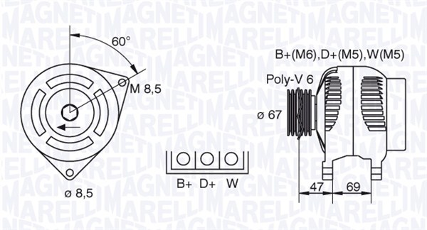 ALTERNATORE TRATTORI NEW HOLLAND
