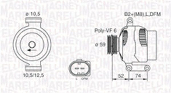 ALTERNATORE PSA/FIAT/FORD