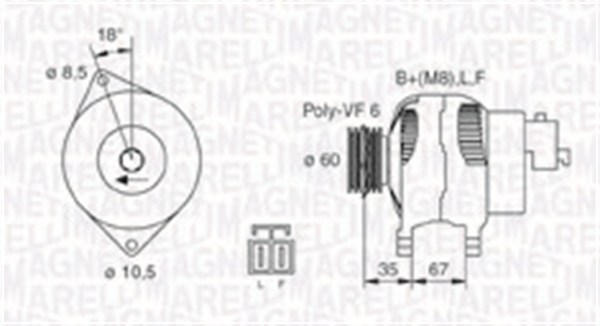 ALTERNATORE OPEL