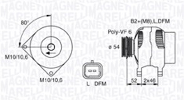 ALTERNATORE PSA/FIAT/LANCIA