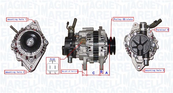 MARELLI ALTERNATOR HYUNDAI