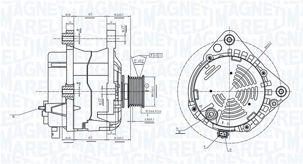 MARELLI ALTERNATORE FORD/VAG
