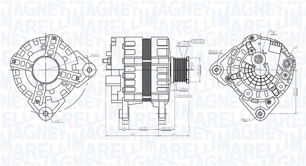 MARELLI ALTERNATOR RENAULT TWINGO III 1.0