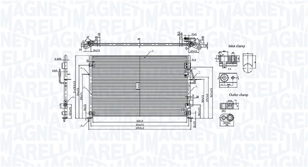 MARELLI CONDENSATORE LAND ROVER DISC