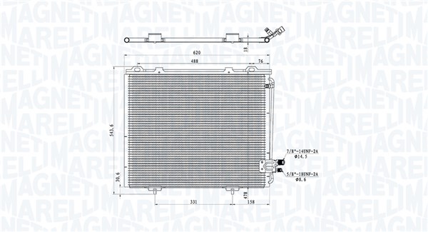 CONDENSATORE MERCED E-CLASS W210