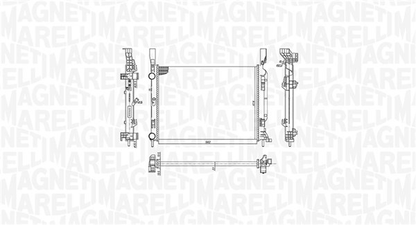 MARELLI RADIATORE RENAULT KANGOO E