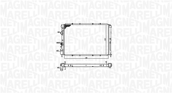 MARELLI RADIATORE RENAULT MEGANE I