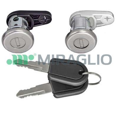 Alloggiamento cilindro serratura MIRAGLIO 80/539