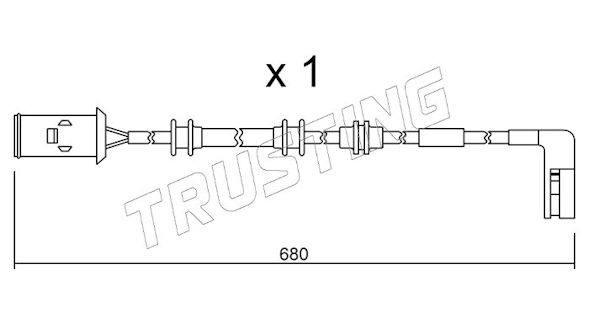 SEGNALATORE OPEL VECTRA B-SW-1,6 GL-2.0 DTI(Pz.1)