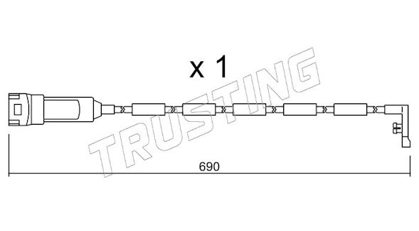 SEGNALATORE OPEL ASTRA F-SW-VAN-CABRIO-CALIBRA(Pz1