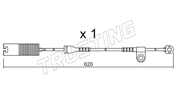 SEGNALATORE BMW 7 III-725-730-725 (Pz.1)