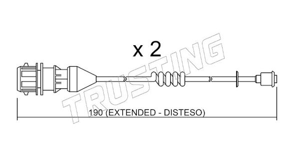 SEGNALATORE ROR AXLE/MERITOR DX225 (PZ.2)