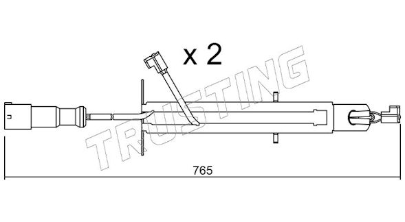 SEGNALATORE SAFE SAUER AXLE WABCO BRAKES (Pz.2)