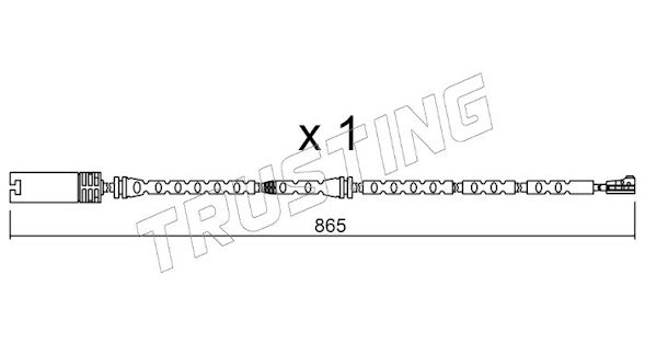 SEGNALATORE BMW 3V(E90)-COUPE (E92)-TOURING(Pz.1)