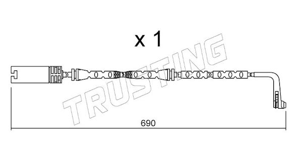 SEGNALATORE BMW 3V(E90)-3V CABRIO-3V TOURING (Pz.1