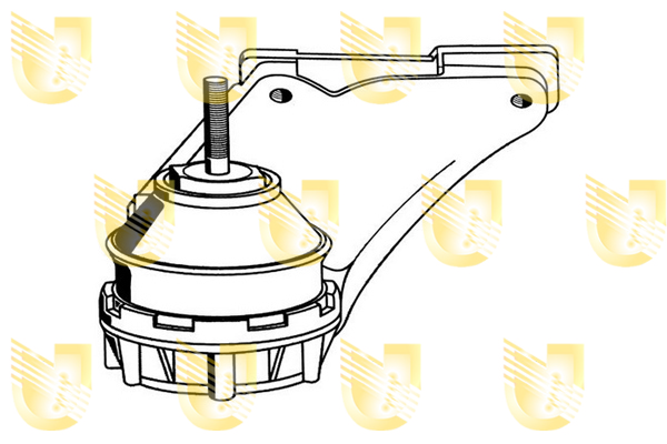 SUPP.SX MOT.AUDI 100 6 cil. -97A 6