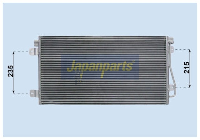Condensatore, climatizzatore JAPANPARTS CND093045