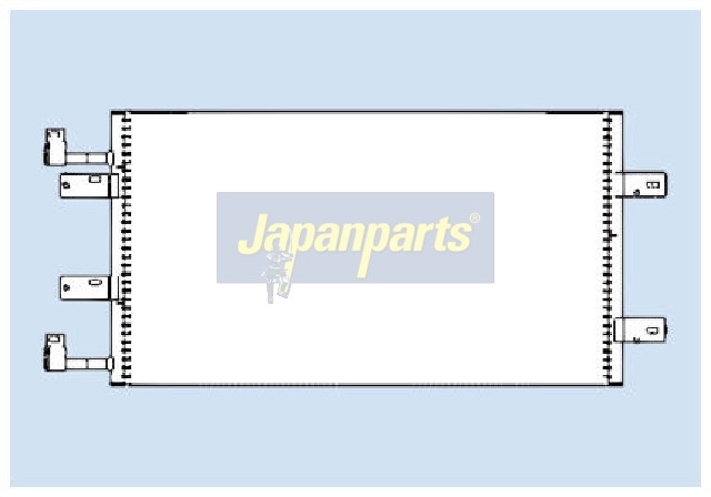 Condensatore, climatizzatore JAPANPARTS CND093049