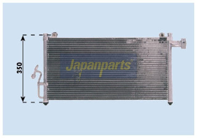 Condensatore, climatizzatore JAPANPARTS CND253011