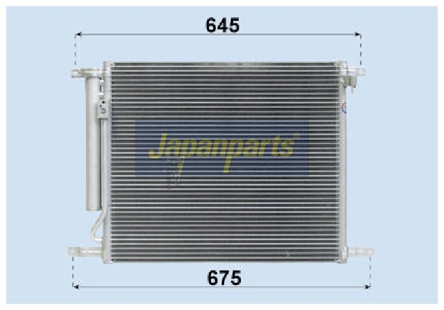Condensatore, climatizzatore JAPANPARTS CND313016