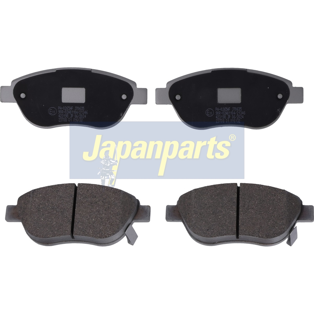 Pastiglie freno JAPANPARTS PA-0265AF