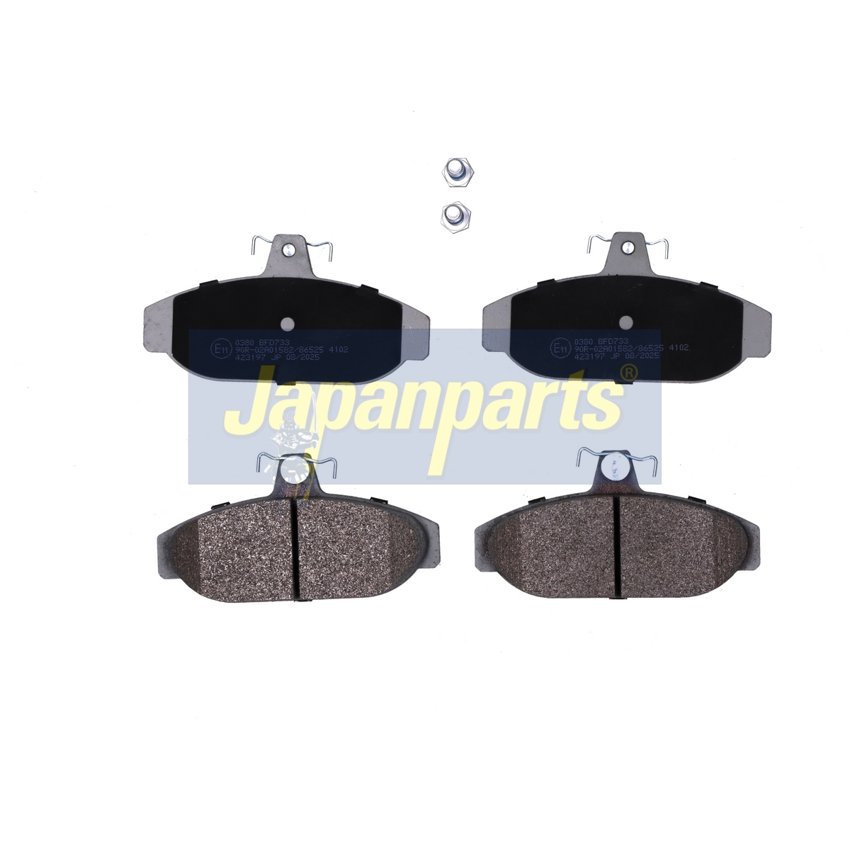 Pastiglie freno JAPANPARTS PA-0380AF
